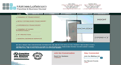 Desktop Screenshot of holmeslofstrom.com